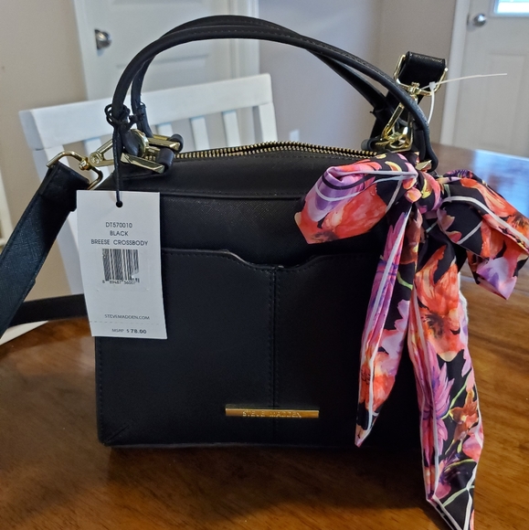 SALE Steve Madden Black Breese Crossbody - Picture 3 of 16